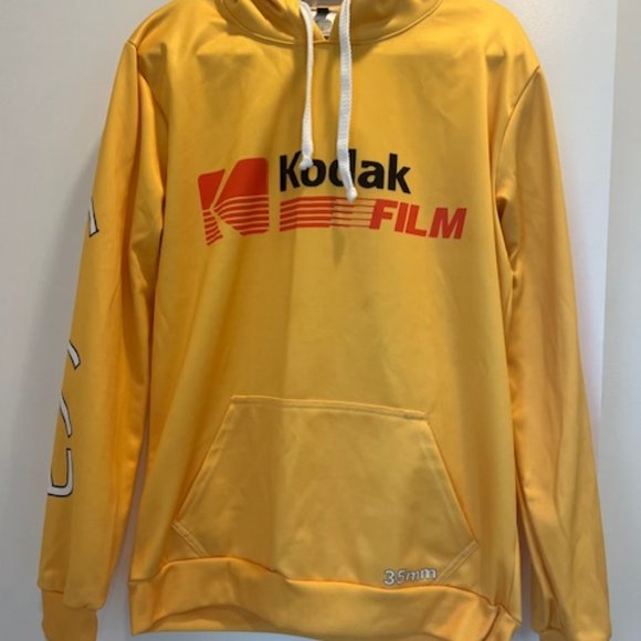 NWOT! Kodak nylon yellow hoodie - Picture 1 of 4